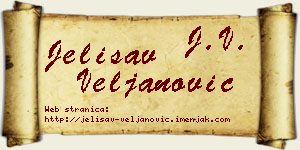 Jelisav Veljanović vizit kartica